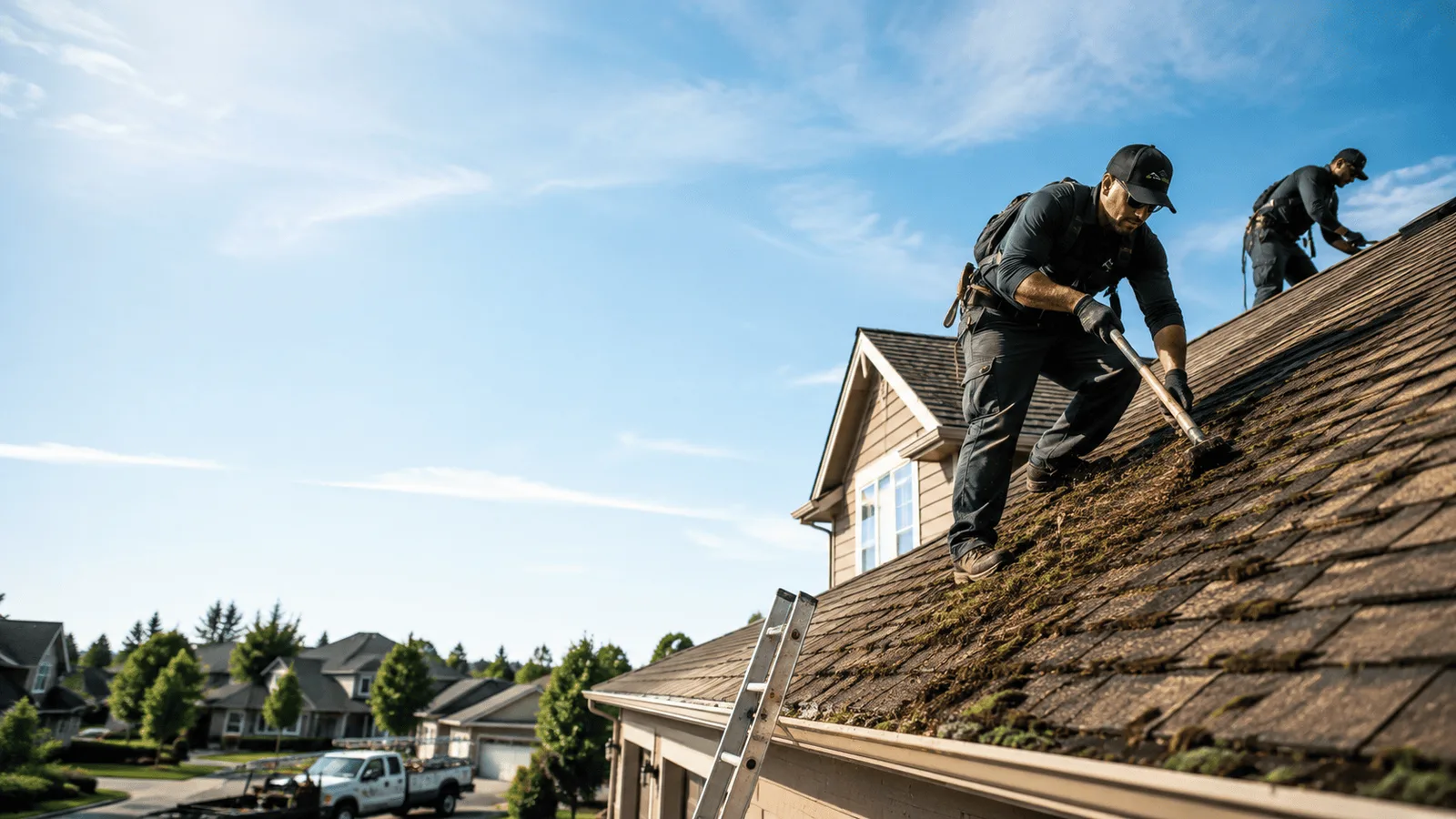 Roof Moss Removal in Manchester, NY near me